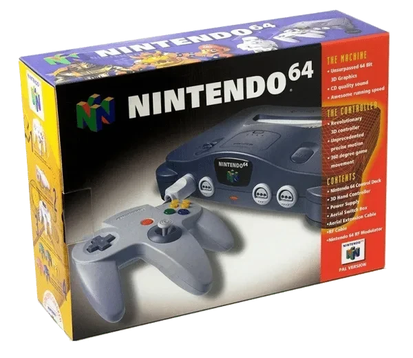 Nintendo 64 (Gris Anthracite) — vue 2
