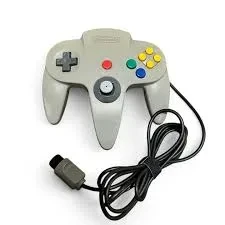 Nintendo 64 (Gris Anthracite) — vue 3